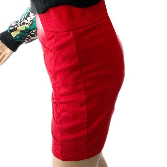 Forever 21 Red Mini Skirt Size S/P - Picture 5 of 7